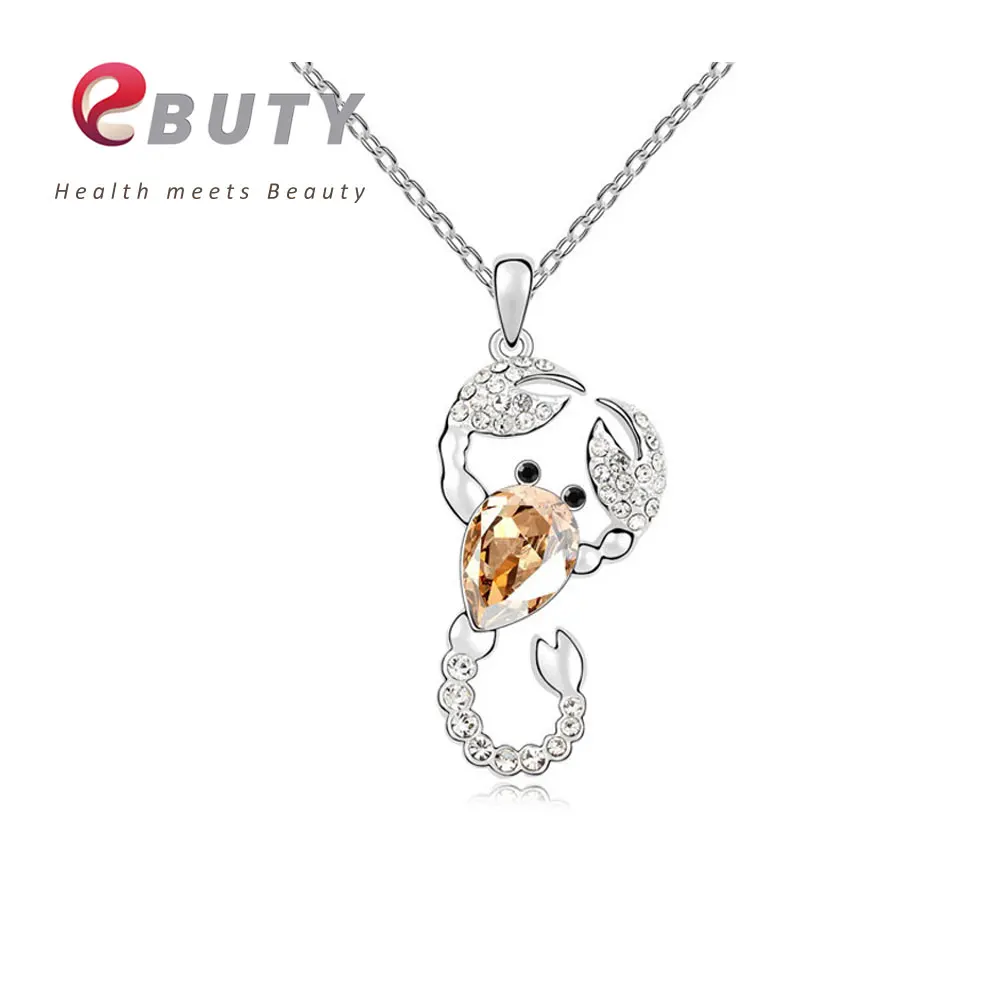 

EBUTY Crystal Necklace Pendant Scorpio Fashion Jewelry Pendants Crystal High Quality Best Gift Necklaces for Women