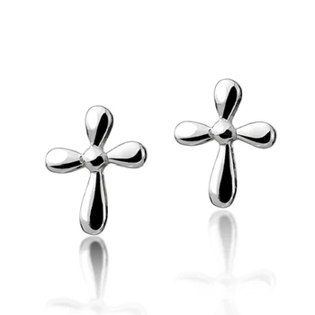 

Wholesale Jewelry Earrings Stud for Women Sterling Silver Stud Flower Female Party Gift S925 with Jewelry Box