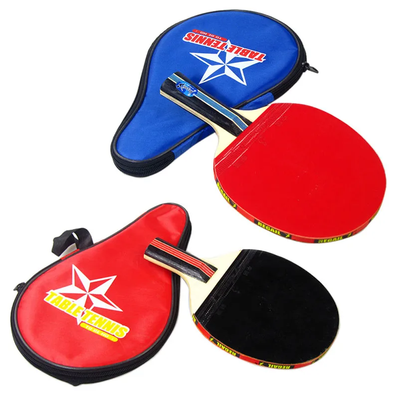 

Table Tennis Racket Long Handle Ping Pong Paddle + Waterproof Carring Bag New