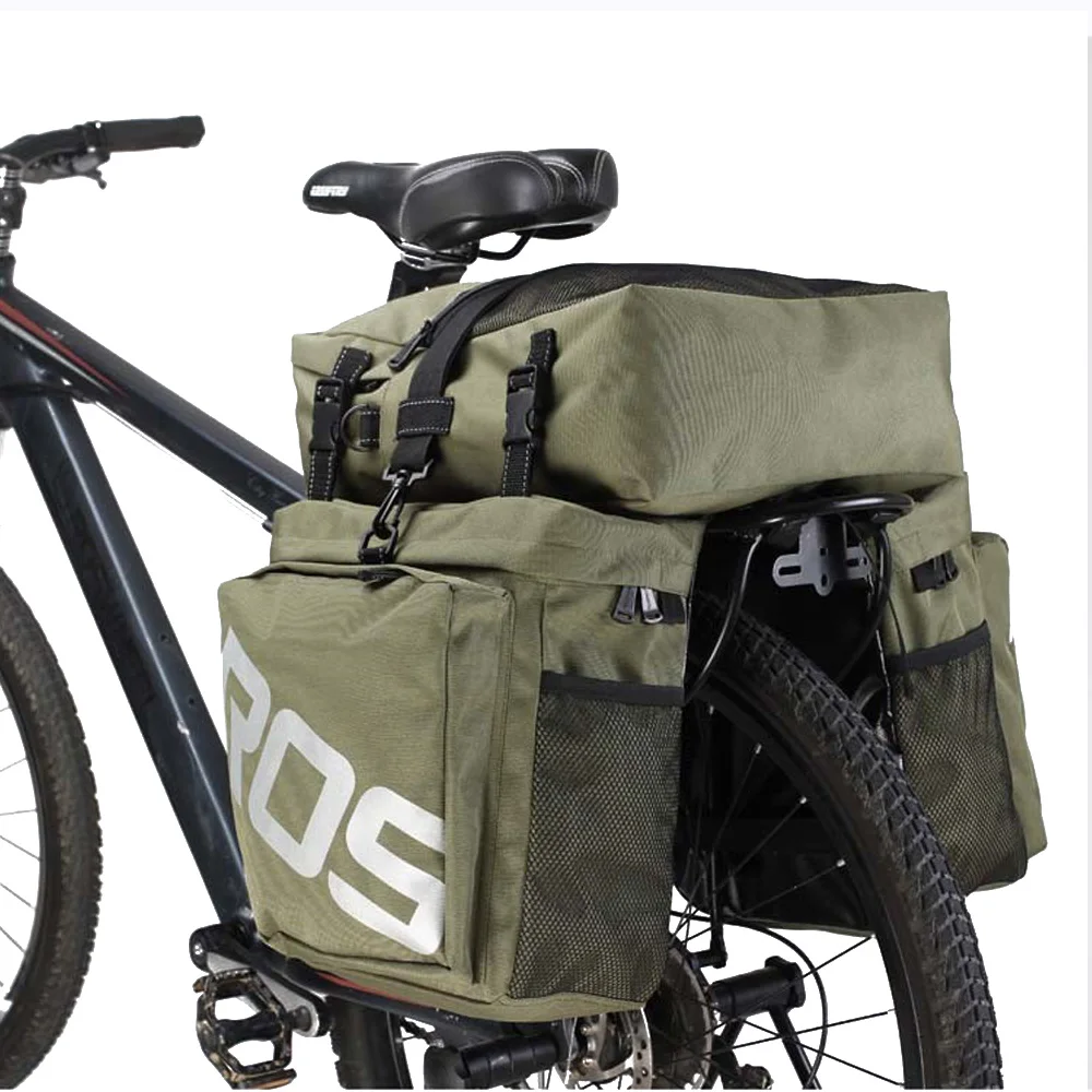 

37L Bike Bag 3 in1 Bicycle Bags Panniers Bicycle Trunk Polyester Waterproof Bag Outdoor Cycling Bag Bicycle Accessories