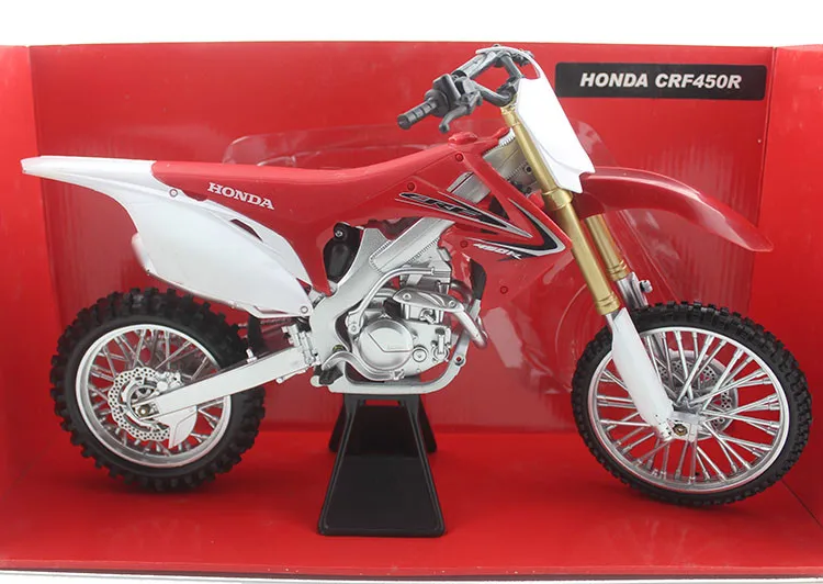NewRay 1/6 масштаб Honda CRF450R литья под давлением металлический мотоцикл модель ручной