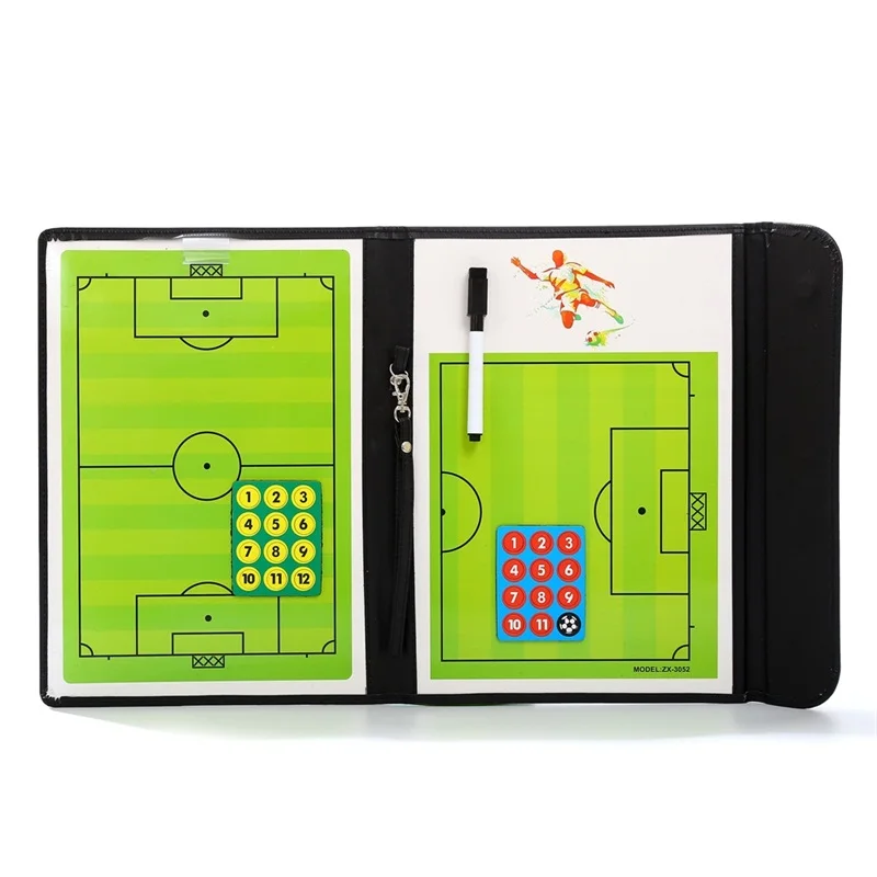 Складывающаяся Футбольная тактика доска футбольного тренера пластина для