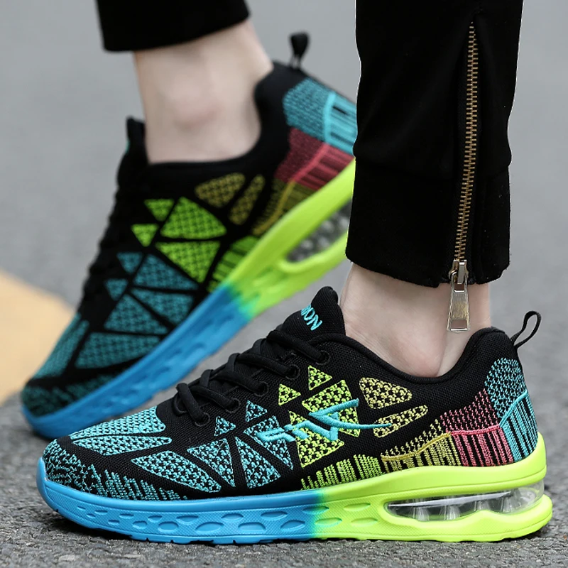 

Spring Summer Casual Men Women Shoes Lace Up Comfortable Basket Femme Trainers Breathable Zapatos Mujer Air Increased Leisure