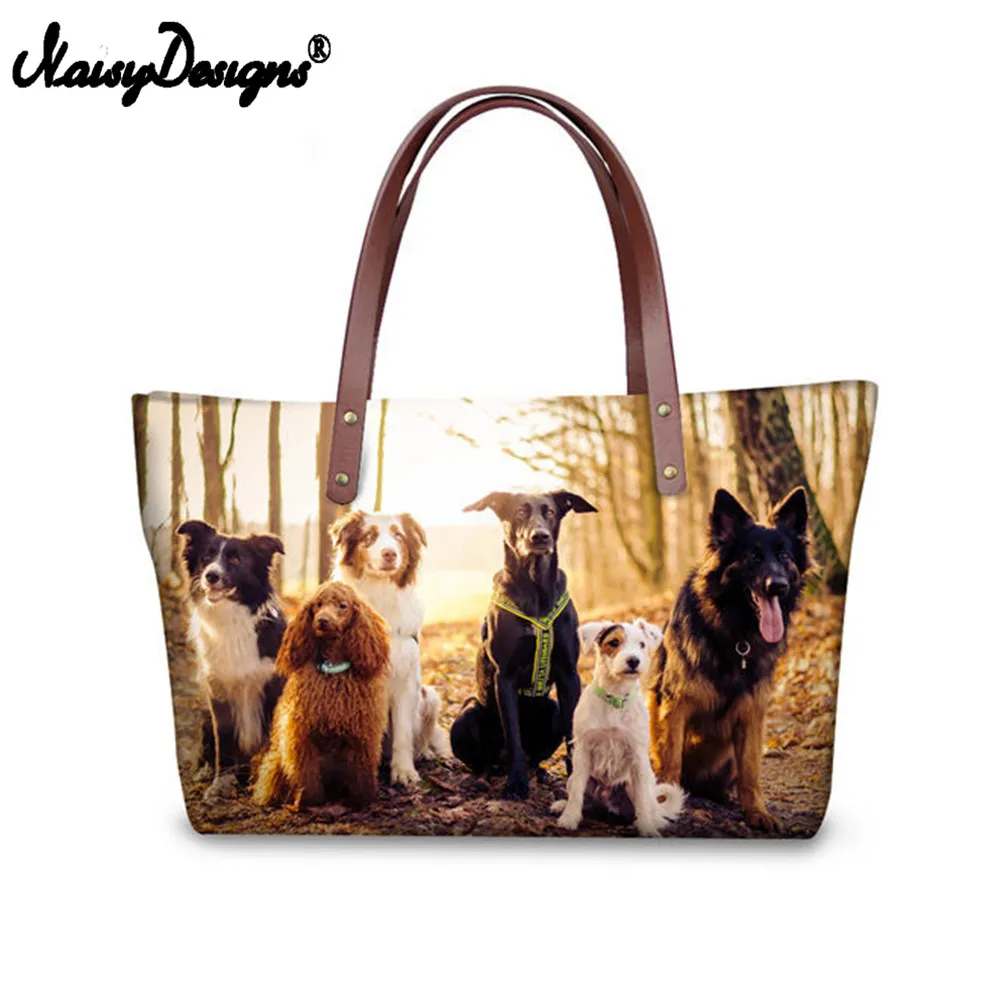 Для женщин хозяйственная сумка на ремне модные сумки Повседневная сумка Басенджи Любовь Собака Dogginess принт Повседневное большой пляжные
