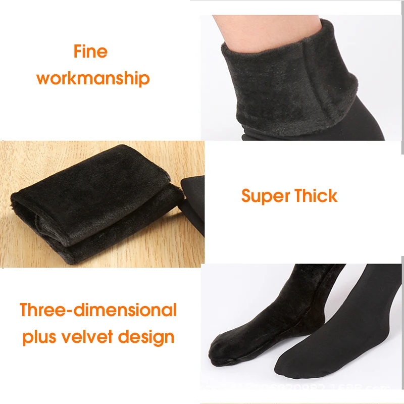 Winter Warmer Women Thicken Thermal Wool Cashmere Snow Socks Seamless Velvet Boots Floor Sleeping Socks for Fashion Women