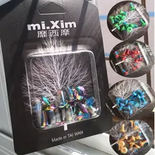 มาใหม่ 12 Pcs M5x10mm Mountain Mtb จักรยานจักรยาน disc เบรคโรเตอร์สกรูสลักเกลียว Torx T25 หัว 5 สี(China)