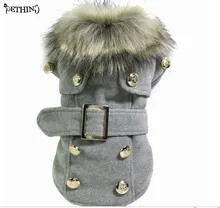 High Quaity warm Dog Clothes Pet Dog Woolen Coat cute dog coat jacket dog autumn and winter jacket 3color S M L XL Size choose