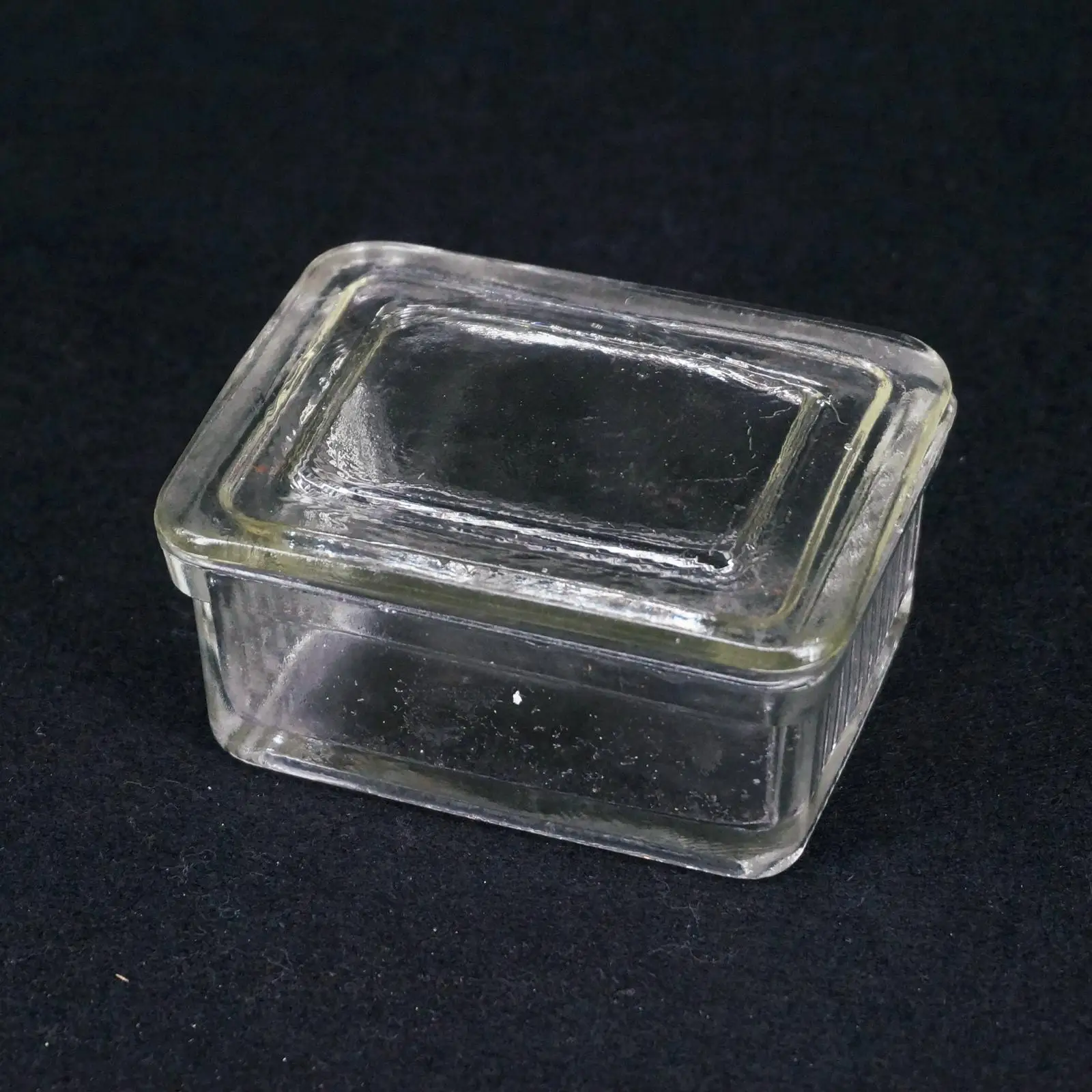 

Laboratory Glass Tall Square Staining Jar with Cover Keep 10 Pieces Glass Slide