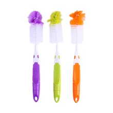 New23pcs Детские щетки для бутылочек, набор губка соска очиститель соски поилка молоком Детские щетки для бутылочек для очистки инструменты случайных цветов F3