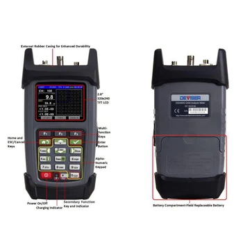 

Deviser DS2460Q QAM Analysis Meter Fast spectrum analysis ds2400q with vfl and opm function