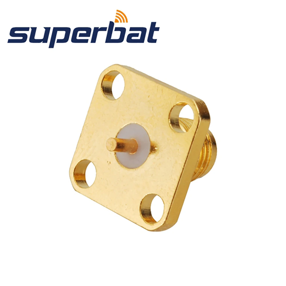 SMA Chassis Panel Mount Female RF Coaxial Connector