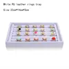 PU leather ring tray