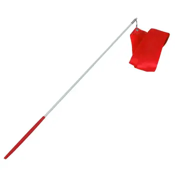 

4pcs 4 meters of Rhythmic Gymnastics Ribbon with plastic handle