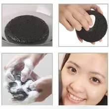 Мода 1 шт. натуральный аморфофаллюс коньяк Конняку буфами на рукавах прибор для отшелушивания омертвевших клеток кожи лица Губка для очистки лица буфами на рукавах макияж декоративная косметика инструменты аксессуары
