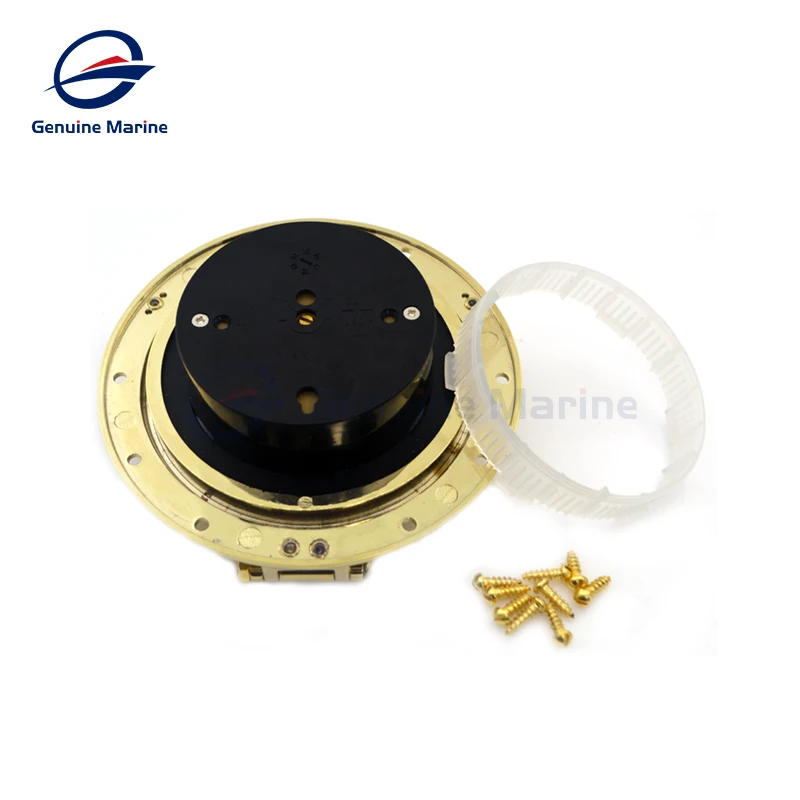 手作りのメンズ真ちゅう製クォーツ時計,hp/気圧計,気象ステーション