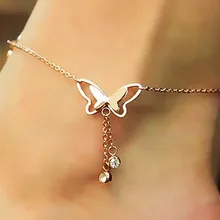butterfly jewelry wedding foot bracelets anklets