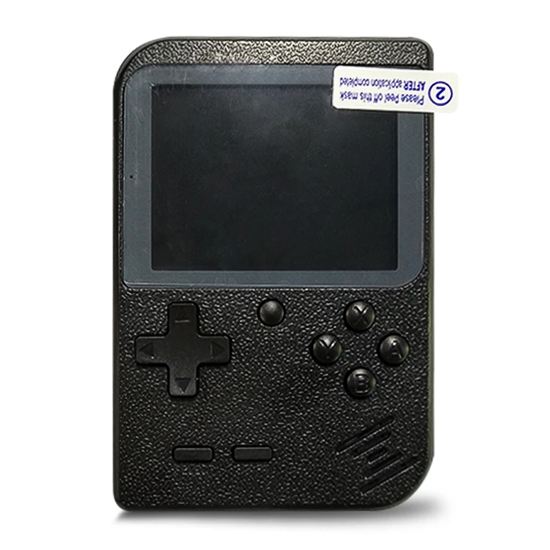 Мини 3,0 дюймов портативные игровые плееры Ретро 8 бит портативная игровая консоль Встроенный 400 классические игры лучший подарок для ребенка - Цвет: Black