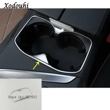 Per Peugeot 3008 GT 3008GT 2016 2017 2018 car styling trim in acciaio inox Center Console Supporto di Tazza gear box telaio bracciolo 1 pcs