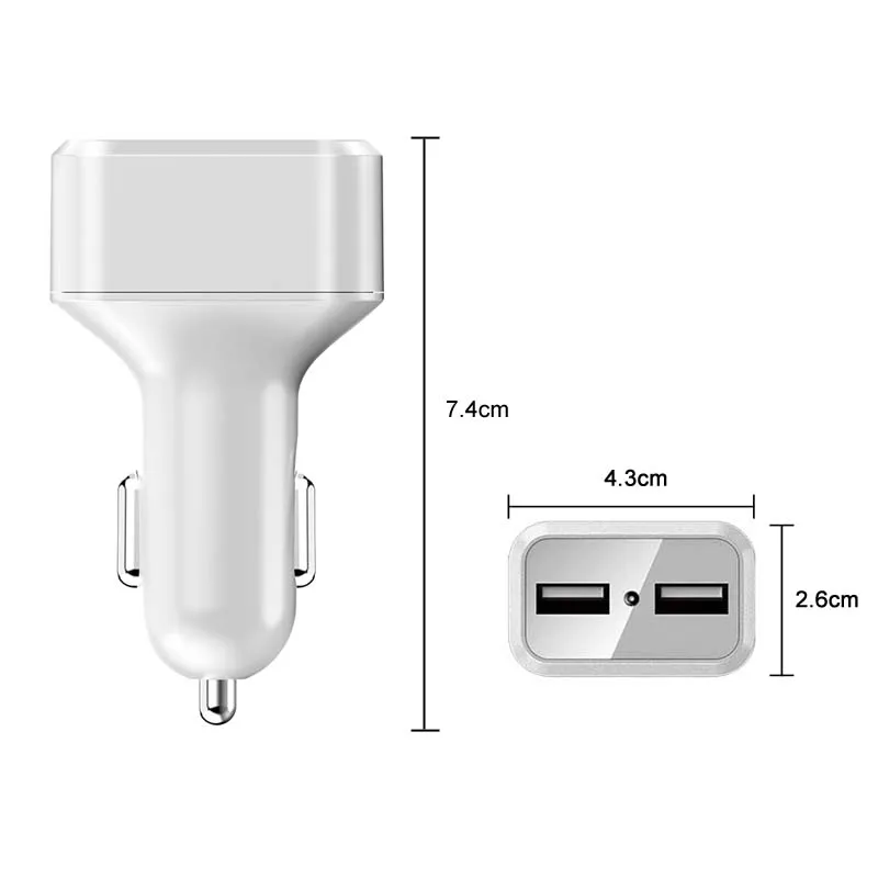 ANSTAR Mini coche rastreador GPS cargador de coche Dual USB dispositivo de seguimiento WIFI disposi
