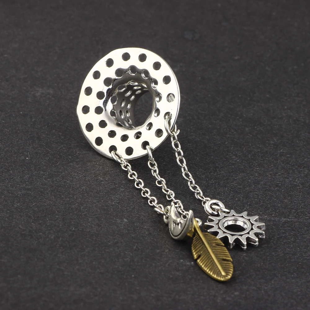 JUNLOWPY Dangle Ear Piercing Plugs Cooper Flesh Tunnel Wholesale Body Jewelry Expansion Gauges Stretcher Piercing Earrings 50pcs