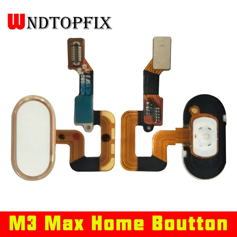 

Meizu M3 Max Home Button FingerPrint Touch ID Sensor Flex Cable Ribbon Replacement Parts MEIZU M3 Max Button Key Meilan Max