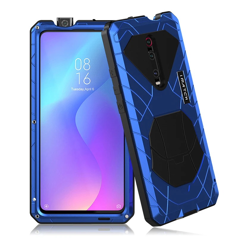 Для Xiaomi mi 9 T твердый корпус для телефона Алюминиевый металлический сверхпрочный защитный чехол для Xiao mi 9 Pro с закаленным стеклом подарок