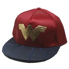 Marvel Wonder Woman шапка для косплея Мода персонализированные хип хоп casquette Бейсбол Открытый snapback Регулируемая взрослых красное полотно кепки