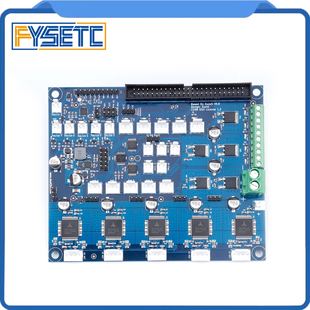 استنساخ Duex5 duex التوسع مجلس مع TMC2660 ودعم الحرارية أو PT100 المجالس ابنة ل 3d الطابعة و آلة cnc