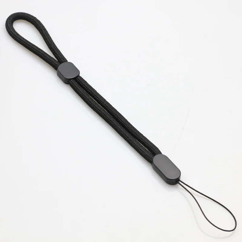 ENUODA Hand Wrist Strap Lanyard for USB Flash Drive, MP3 MP4 Player Cell Phones, Key Chain Rings Rope (5 Stks Black