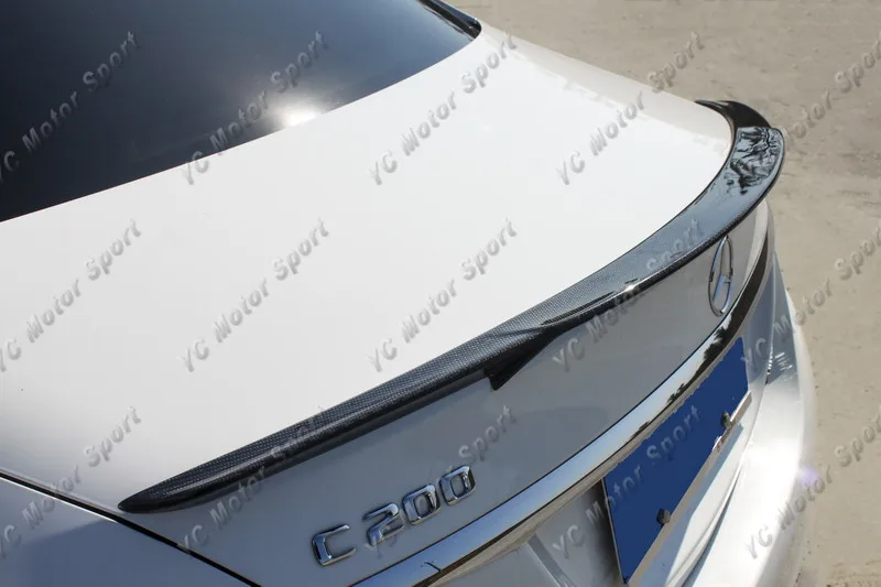 Автомобильные аксессуары из углеродного волокна BBS спойлер-дактейл подходит для- MB W205 C Class& C63 СЕДАН задний Ducktail крыло
