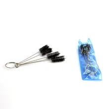 Горячая 5 шт. Трубная машина наконечник щетка с ручкой комплект татуировки пистолет кисти пистолет-распылитель набор Чистые Инструменты татуировки принадлежности