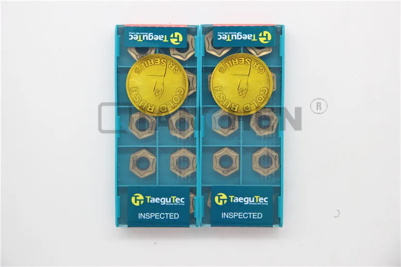 TaeguTec 10 шт./лот токарные инструменты фрезы TT6080 HNMX050410 мм карбидные вставки торцевые
