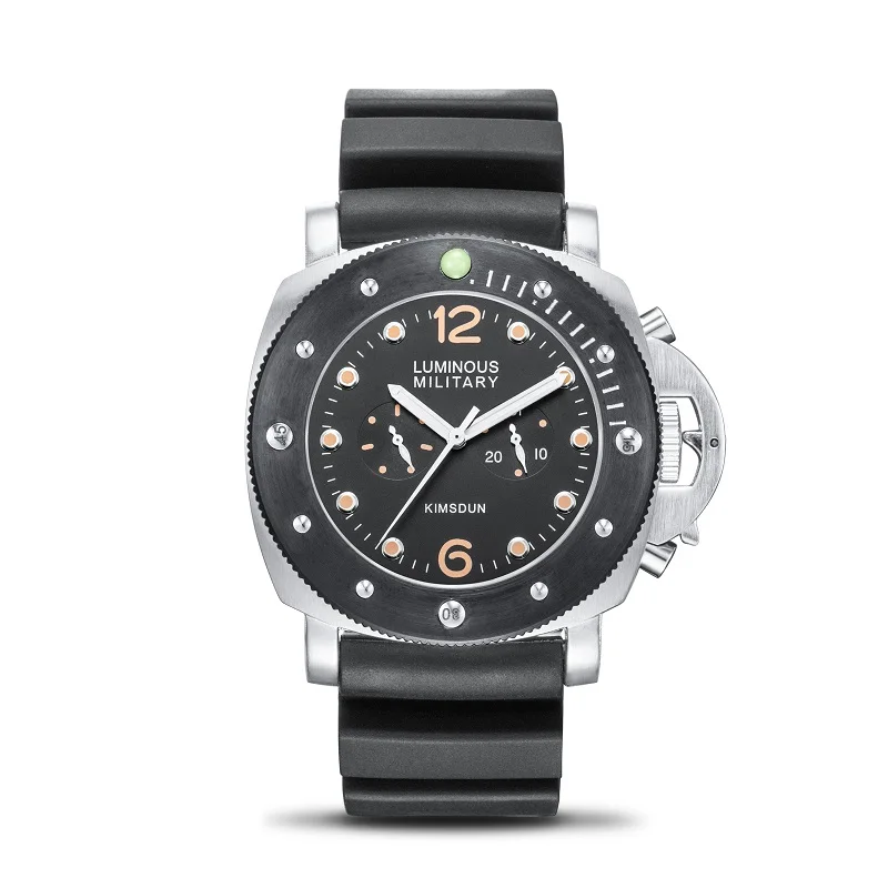 Высокое качество KIMSDUN мужские часы лучший бренд класса люкс водонепроницаемые военные часы Мужские автоматические механические ручные часы Reloj hombre - Цвет: 14