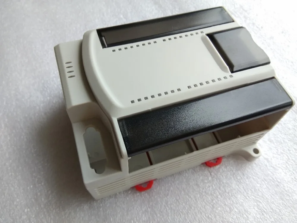 

Din rail Plastic electronic appliances casing rail electrical boxes barrier box enclosure 125*110*65mm