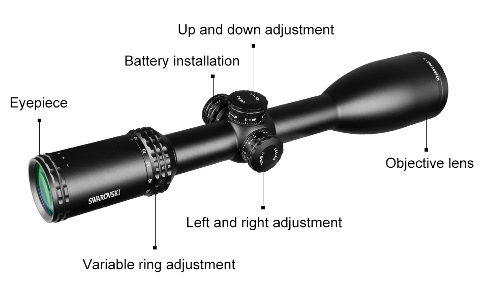 Swarovskl SFIR 4-20x56 прицел Красная точка сетка Mil Dot стекло F40-1 Crosshairs Охотничья винтовка прицелы компактный оптический прицел