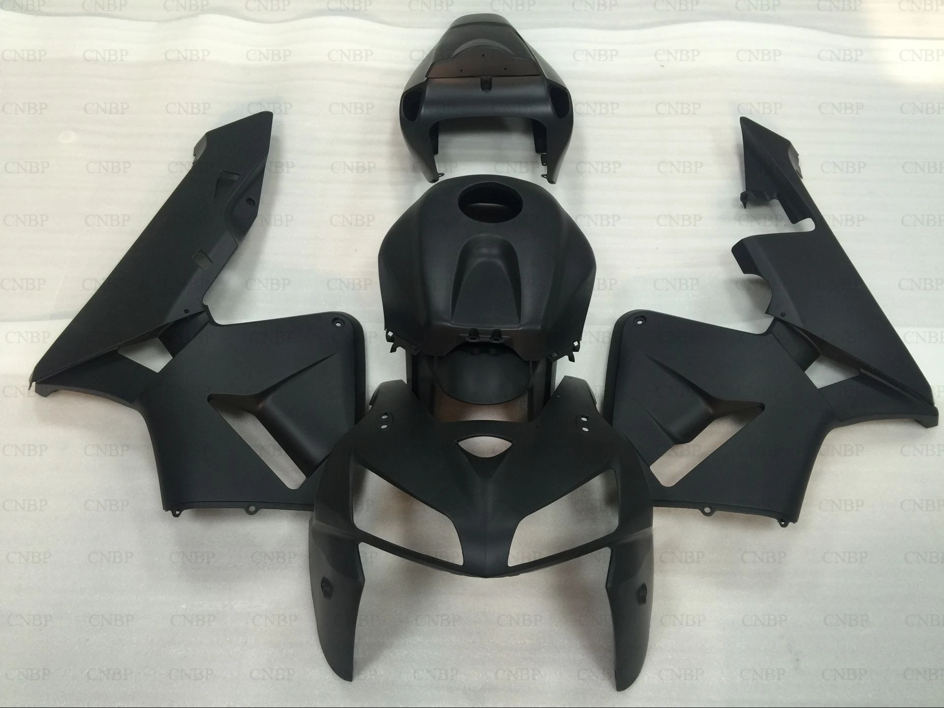 Обтекатели CBR 600 RR 06 Пластиковые обтекатели для Honda 600RR 2005 2006 черные CBR600RR 05|fairings for