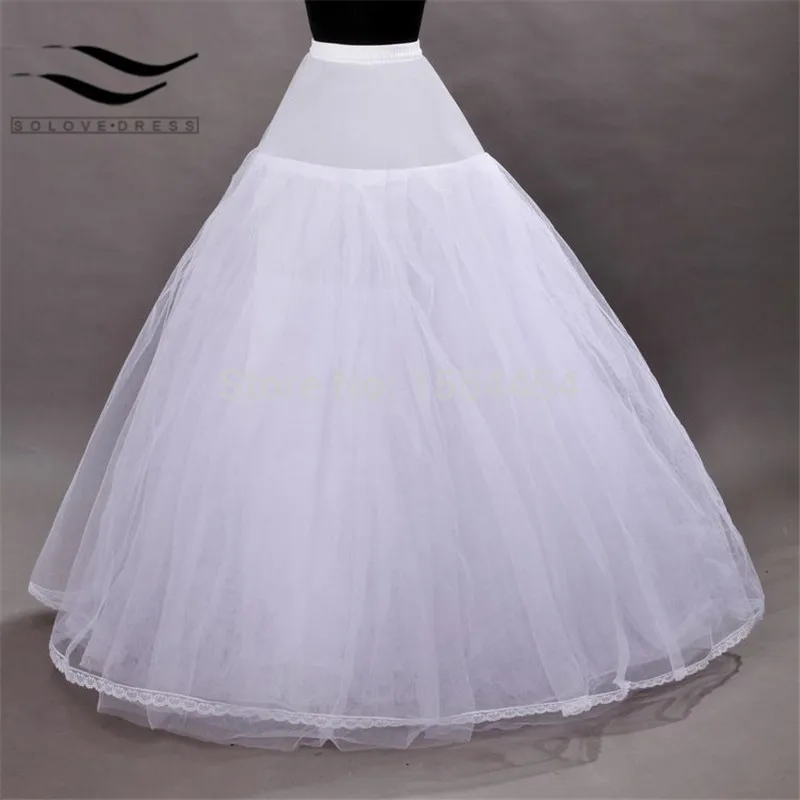 

Free Shipping Newest High Quality White Petticoats Without Hoops Chic Saias Femininas Crinoline Girls 1211150