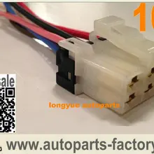 Longyue 10 шт. 6 TUERCAS мотор стеклоочистителя CONNETOR жгут проводов чехол для двигателя DE LIMPIADORES Y PASTILLAS DE NISSAN 6"