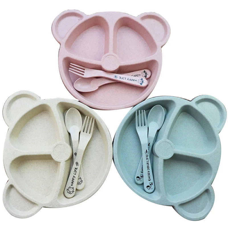 Baby bowl+spoon + fork Feeding Food Tableware Cartoon Panda Kids Dishes Baby Eating Dinnerware Set Anti-hot Training Bowl Spoon Baby bowl+spoon + fork Feeding Food Tableware Cartoon Panda Kids Dishes Baby Eating Dinnerware Set Anti-hot Training Bowl Spoon