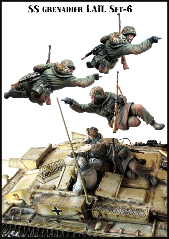 

[tuskmodel] 1 35 scale resin model figures kit E66
