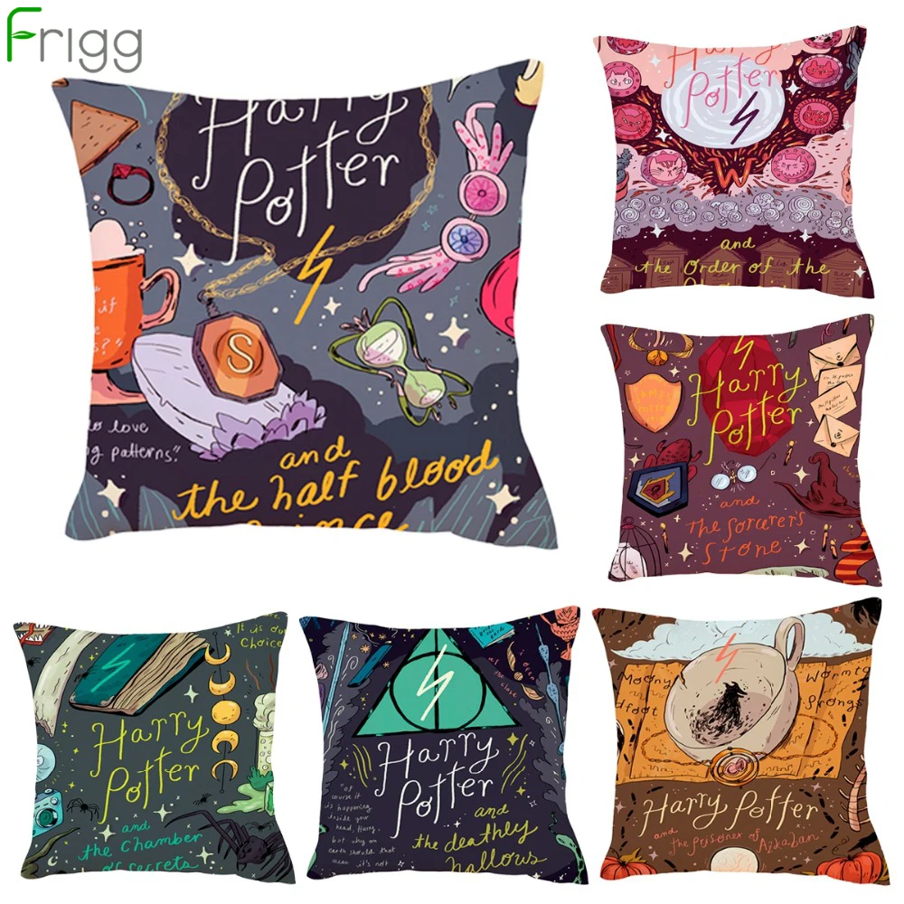 

Frigg Soft Harry Potter Pillow Case Decorative Bedding Throw Pillow Cover Polyester Funny Home Pillow Case Pillowcase