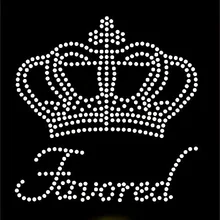 Бесплатная доставка Корона kingdom is in me маленького размера стразы