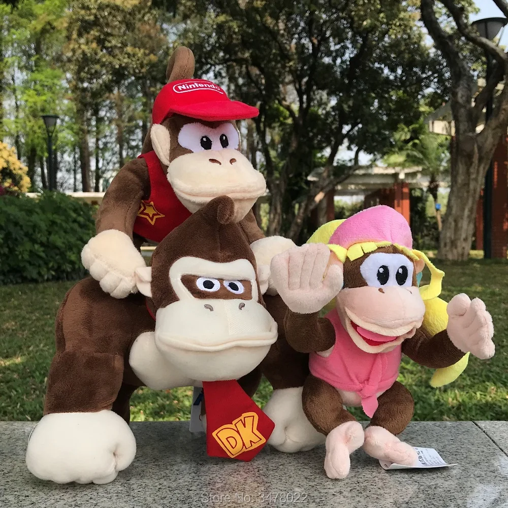donkey kong and diddy kong plush