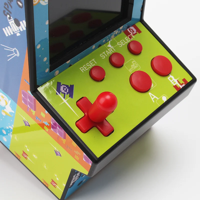 8 бит Ретро игровая консоль Ручной портативный детский мини Ностальгический встроенный в 200 игры Классическая аркадная консоль коробка 2,8 'экран