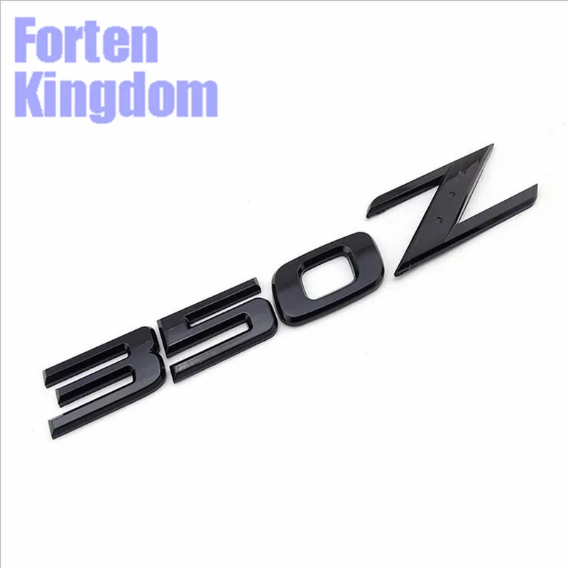 Forten Kingdom цельнокроеное платье слово 350Z 370Z автомобильный черный хромированный металл наклейка на багажник 3D наклейки с буквами задний значок автомобильные аксессуары