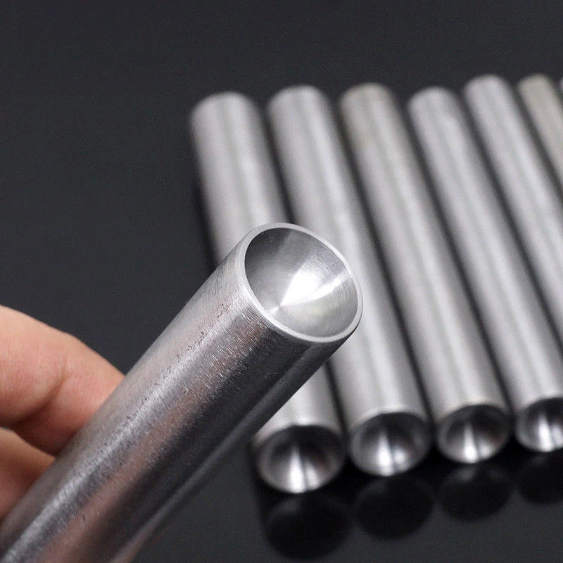 

Mushroom Rivet Setting Studs Punch Hand Tool Silver Snap Spike new High Quality
