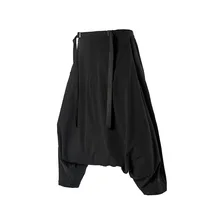 27-46 настроить мужская одежда GD стилист волос Мода Ультра-свободная подвеска восьмиминутные брюки плюс размер костюмы