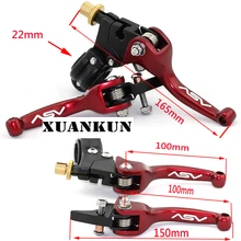 Xuankun внедорожных мотоциклов складной ручкой кованые спортивные ручка сцепления ручка Рог Ручка модификации