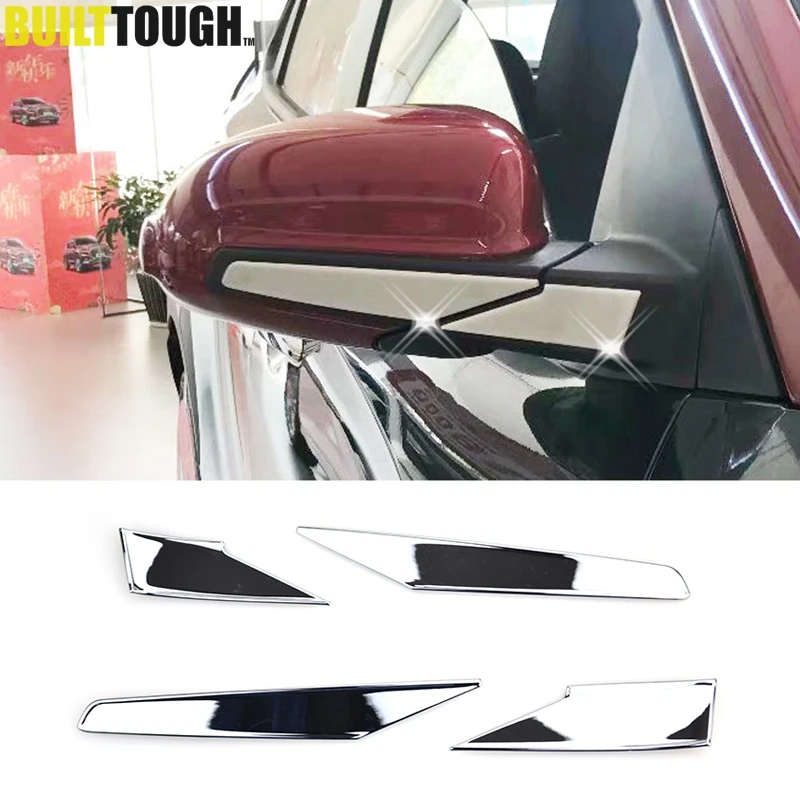 

For Hyundai Kona Encino Kauai 2017 2018 2019 Chrome Rearview Side Door Mirror Cover Trim Lid Strip Rear View Molding Decoration