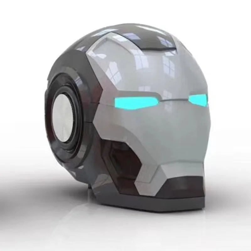 

Marvel Avengers Iron Man Bluetooth Speaker Mini Helmet Shape Portable Speaker Cartoon Iron Man bt LED Light Speaker Cosplay